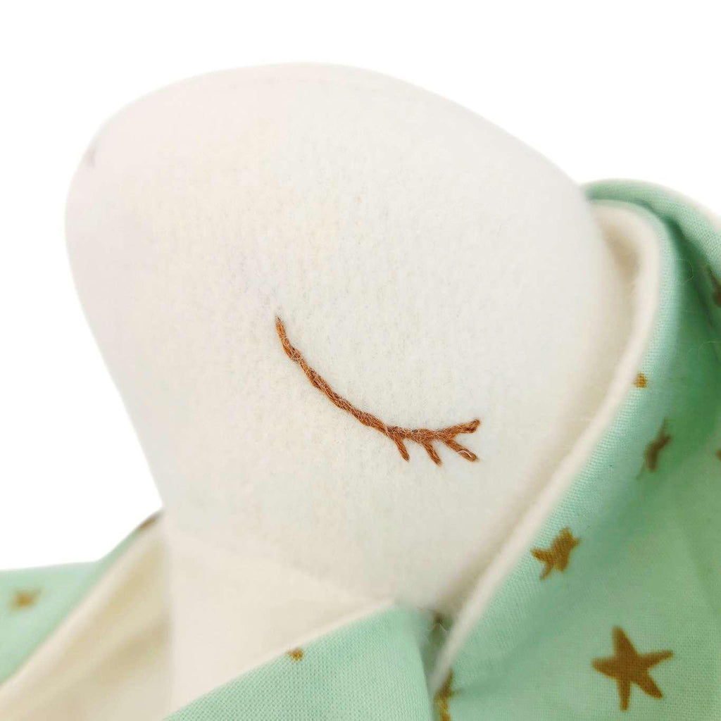 Plush - Bunny Snuggle Lovey (Starry Frost) by The Bird & Elephant