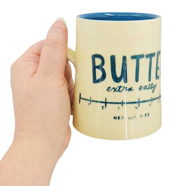 Mug - Extra Salty Butter Mug (14-16oz) by City in Bloom Ceramics