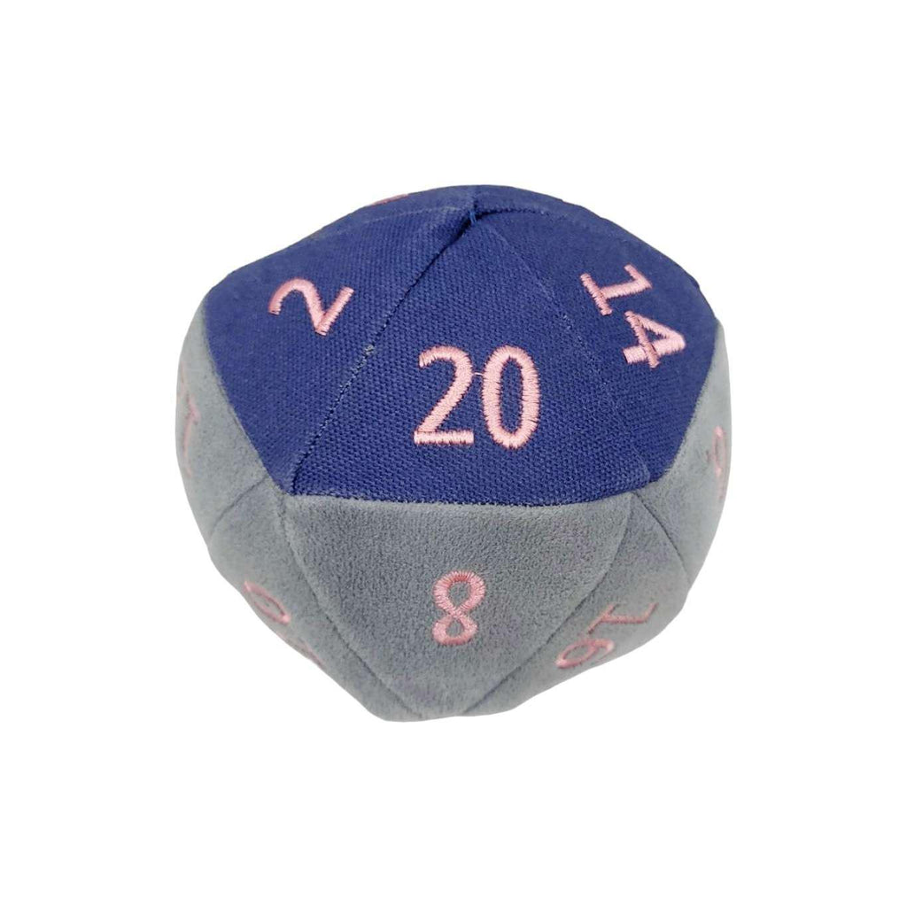 Plush - Small D20 in Assorted Blues and Purples by Saving Throw Pillows