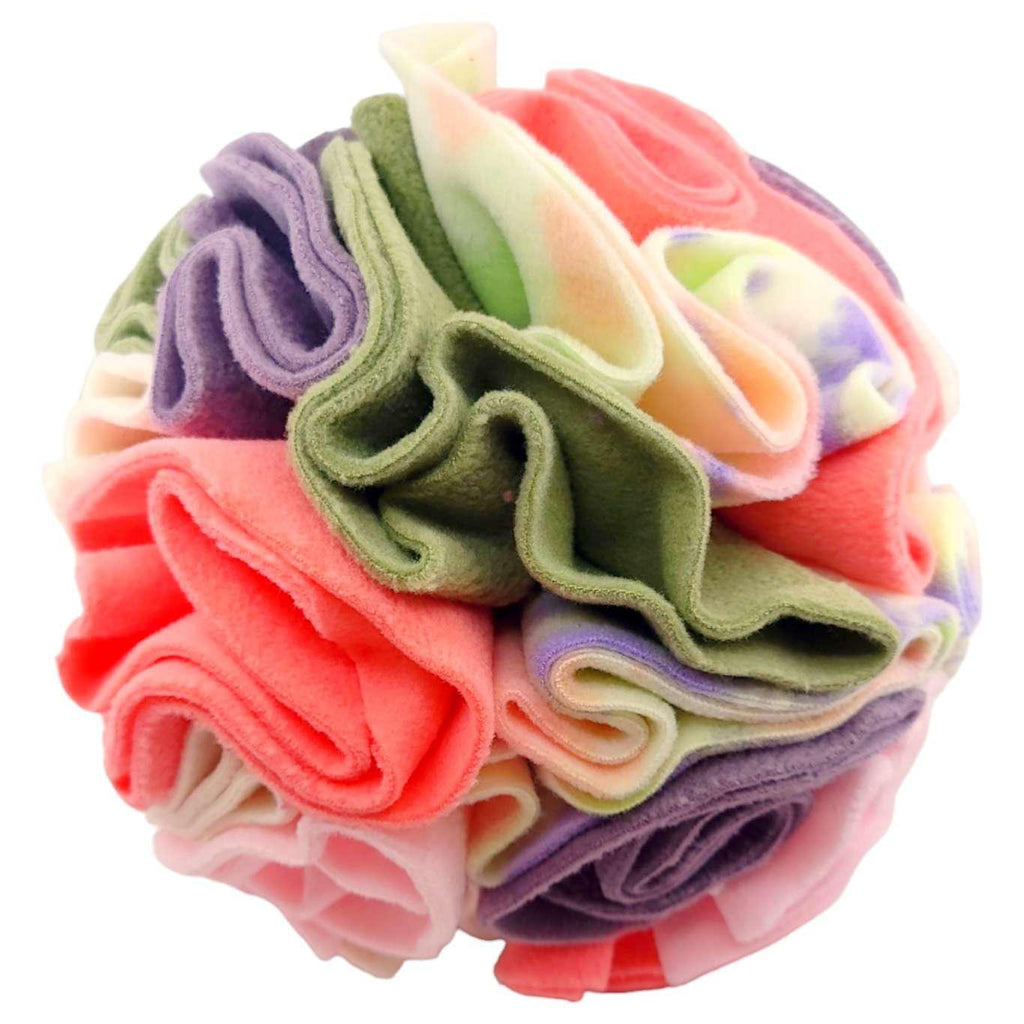 Pet Toy - 10 in - Large Snuffle Ball (Asst Color Combos) by Superb Snuffles