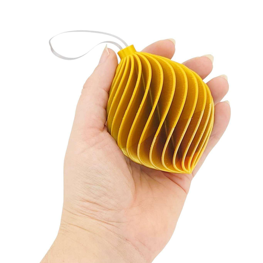 Ornament - Gold (Assorted Styles) by Rosebud Homegoods