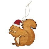 Ornament - 3.25in - Santa Squirrel by The Handmade Showroom, image 3 of 3
