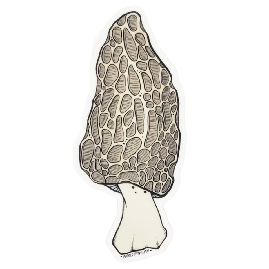 Sticker - Morel Mushroom by World of Whimm