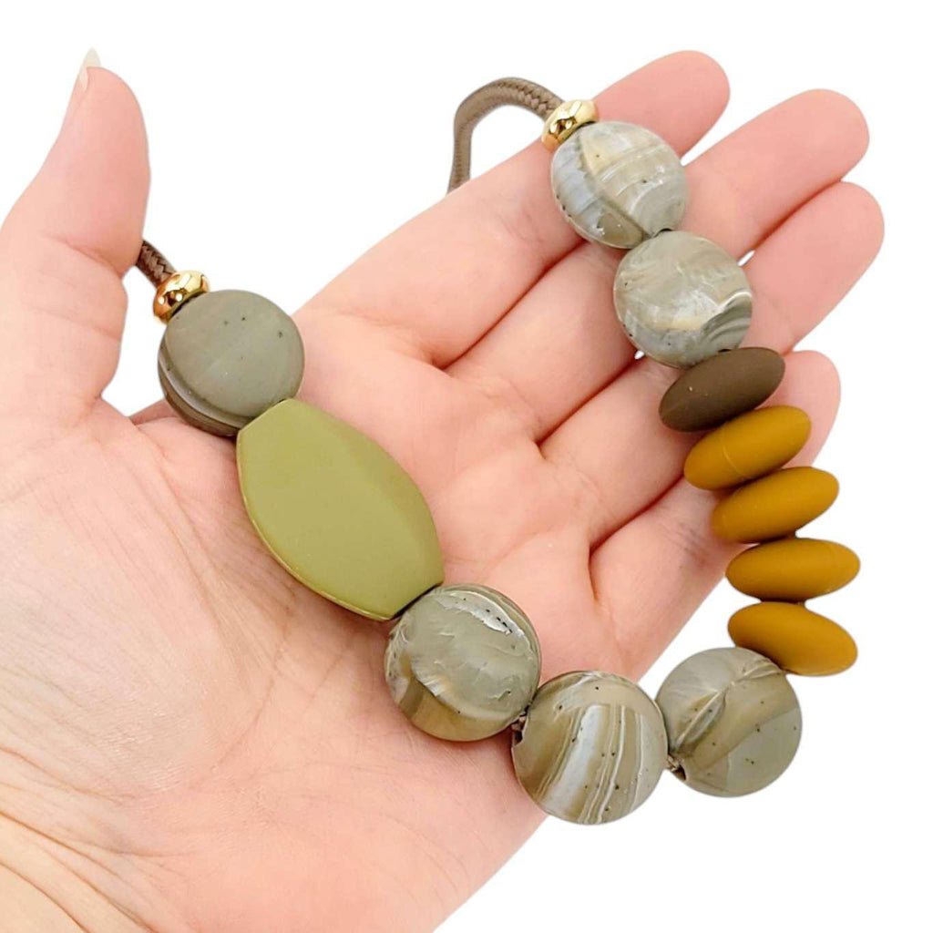 Chewable Necklace - Signature (Saddle Neutrals) by January Moon