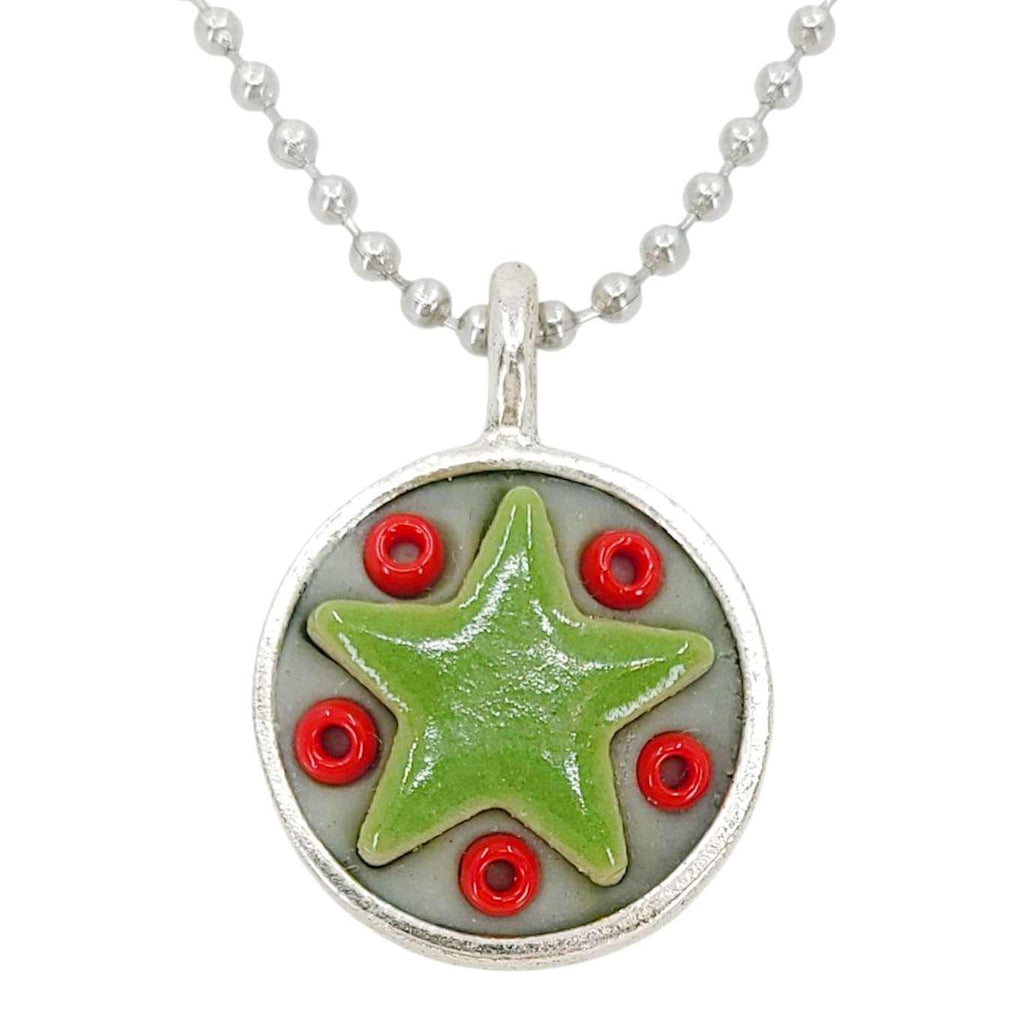 Necklace - Star Baby (Green Stars) by XV Studios