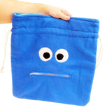 Bag - Chomper Buddy Drawstring (Blue Sharks) by Peek A Boo Plush, image 5 of 5