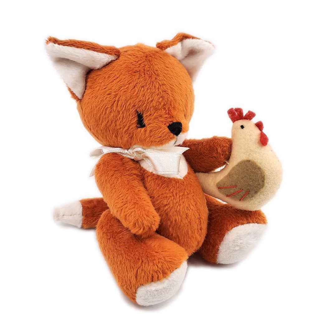 Plush - Fox with a Chicken Friend by Frank and Bubby