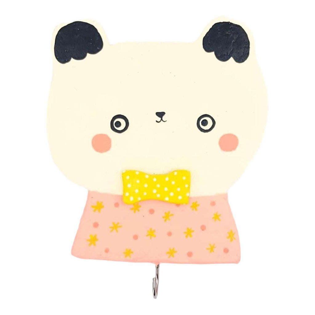 Wall Hook - Paper Mache Panda by Chet and Dot