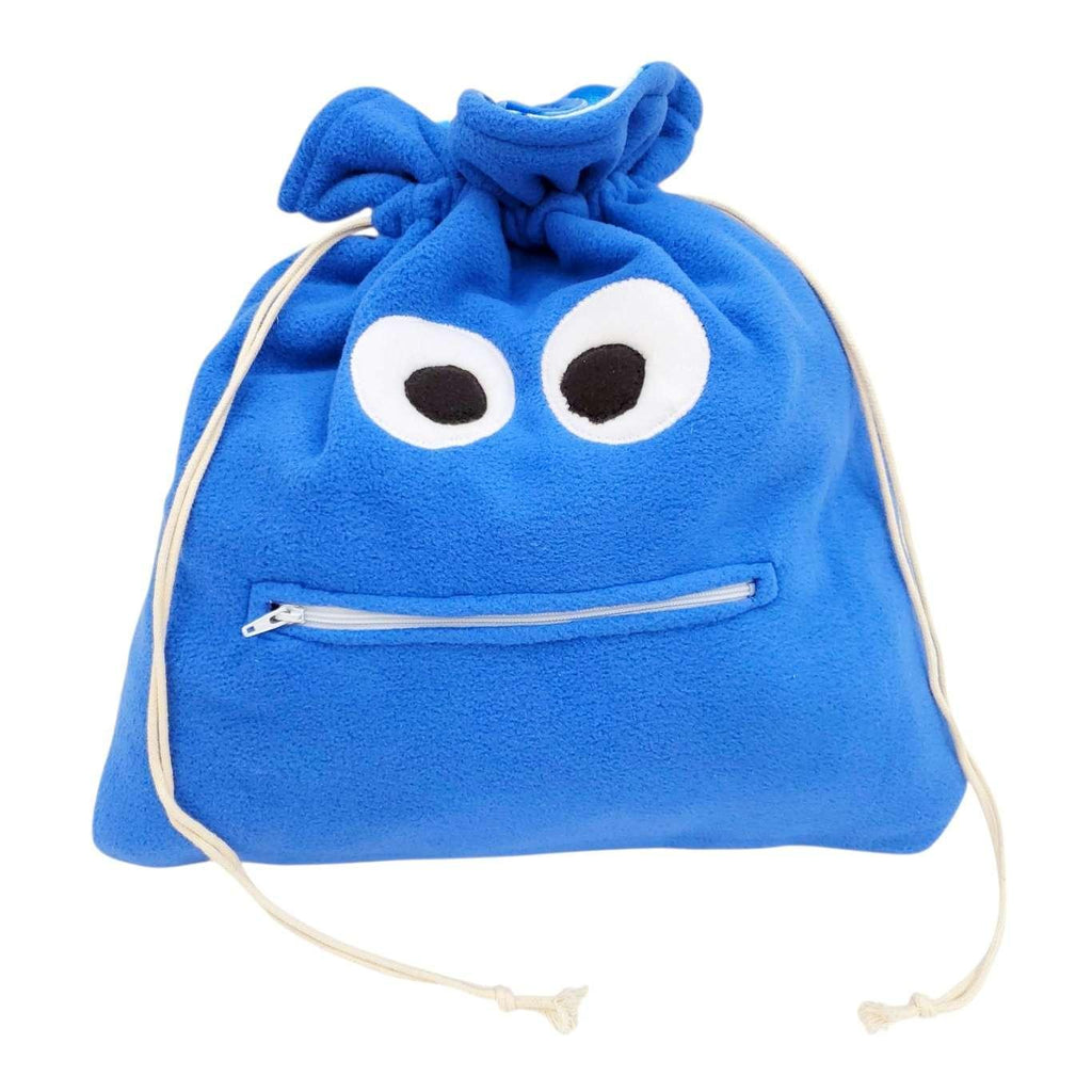 Bag - Chomper Buddy Drawstring (Blue Sharks) by Peek A Boo Plush