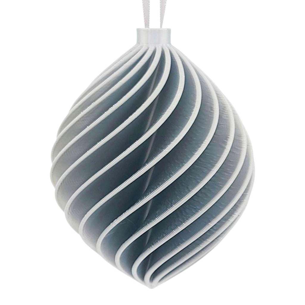 Ornament - Silver (Assorted Styles) by Rosebud Homegoods
