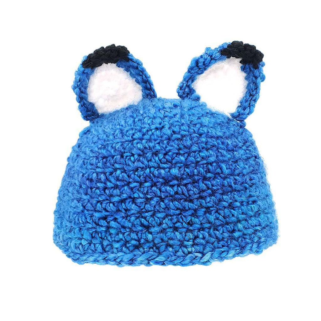 Hat - Toddler - Fox (Blue) by Scary White Girl