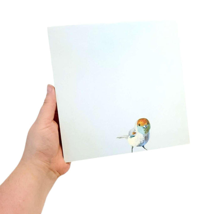 Wall Art - Joey on 8in x 8in Wood Panel by The Mincing Mockingbird