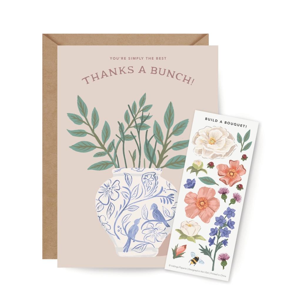 Card - Thank You Bouquet by Inklings Paperie