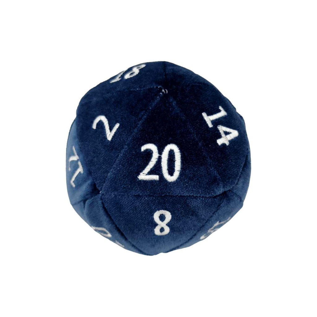 Plush - Small D20 in Assorted Blues and Purples by Saving Throw Pillows