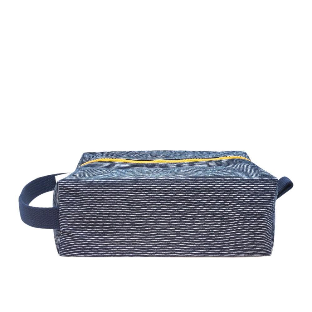 Box Zip - Dopp Kit (Denim Stitch) by Lady Alamo