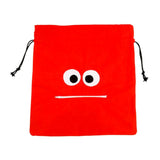 Bag - Chomper Buddy Drawstring (Red BW Polka Dots) by Peek A Boo Plush, image 3 of 5