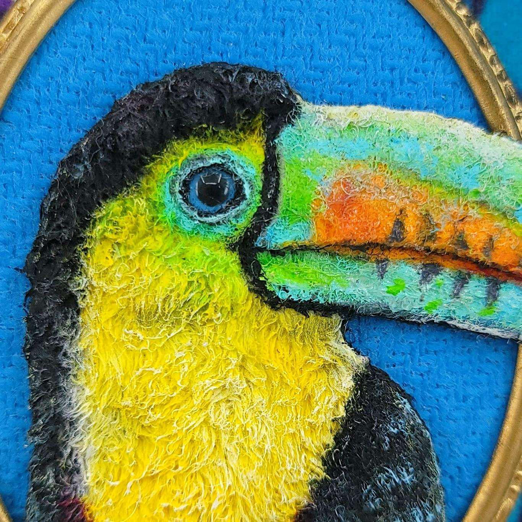 Applique Art - Toucan (OOAK) by Chubby Bunny