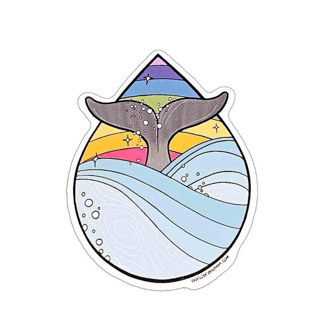 Sticker - Whale Drop by World of Whimm