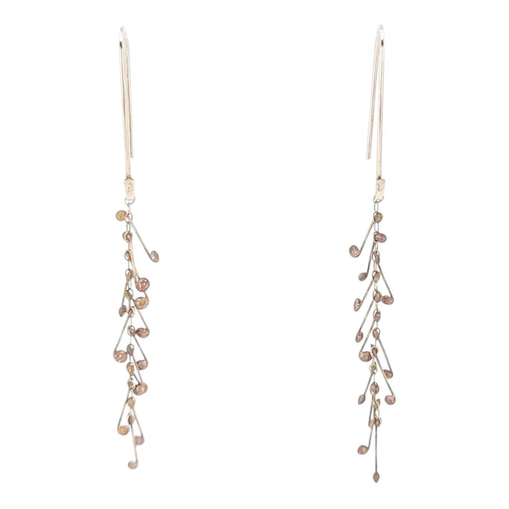 Earrings - Foliage (Oxidized Silver) by Verso