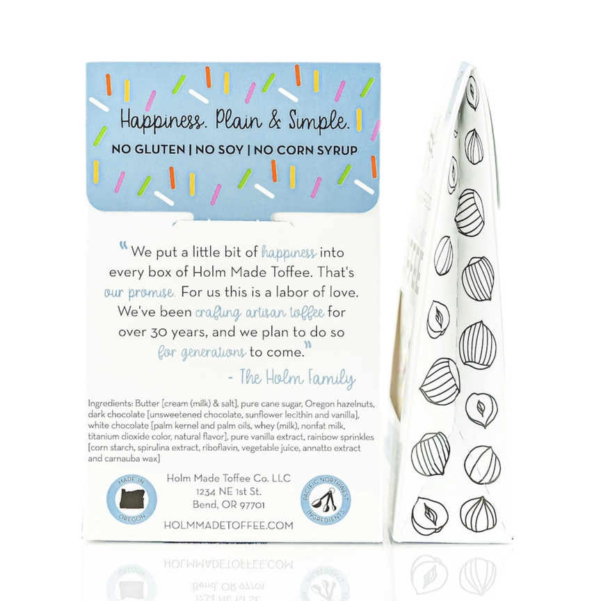 Toffee - 4oz - Birthday Cake by Holm Made Toffee Co.