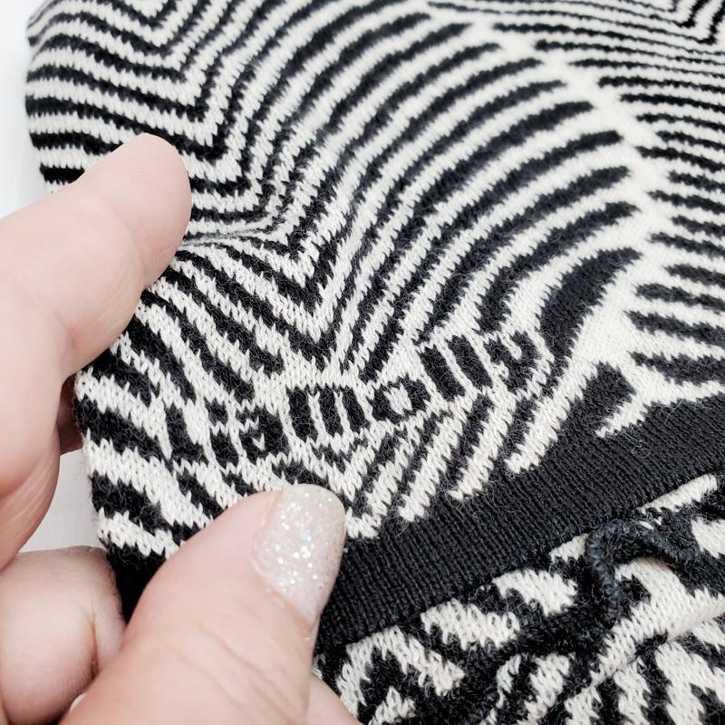 Wrap - Forest Fern in Black and Cream by Liamolly