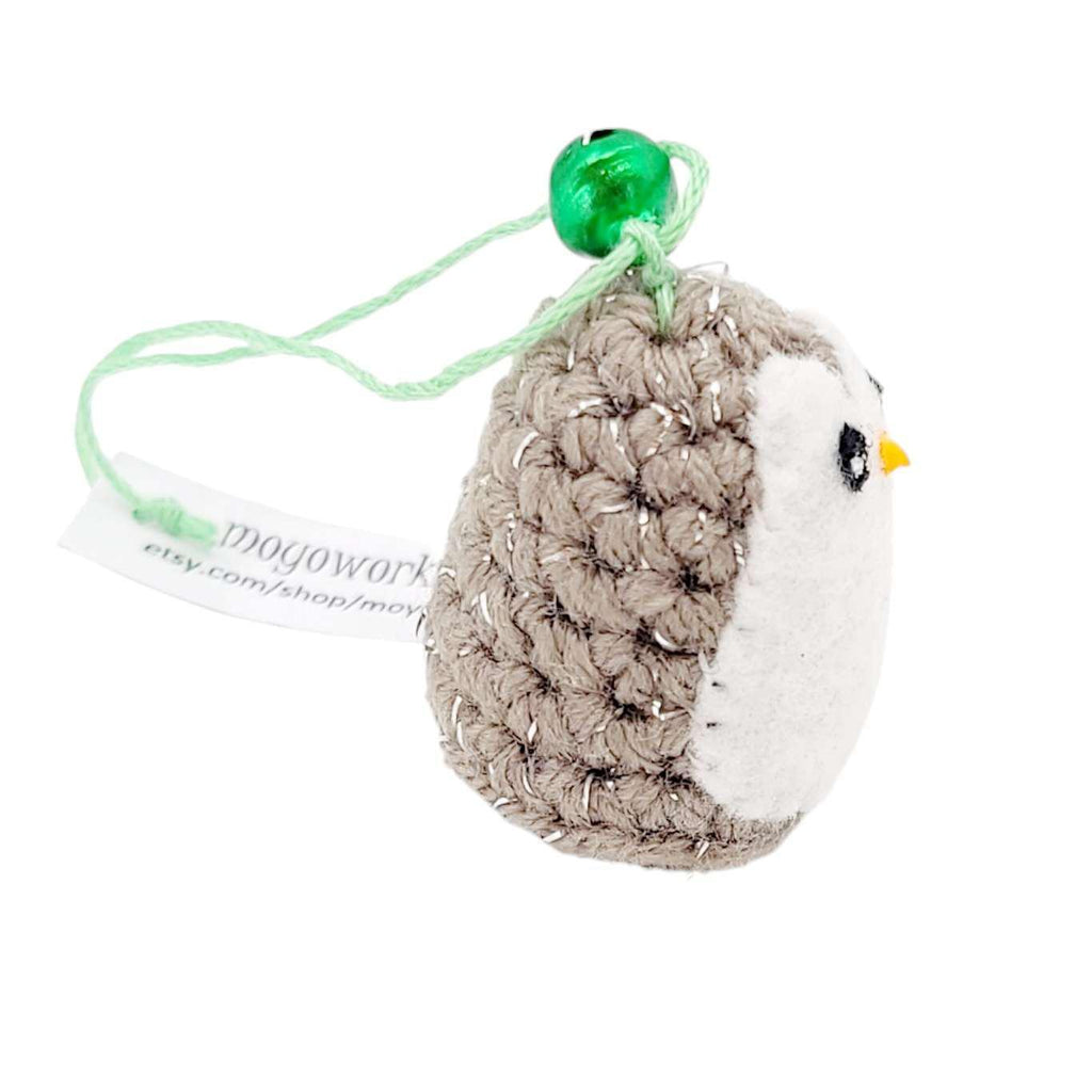 Ornament - Penguin with Bell (Gray) by Moyo Workshop