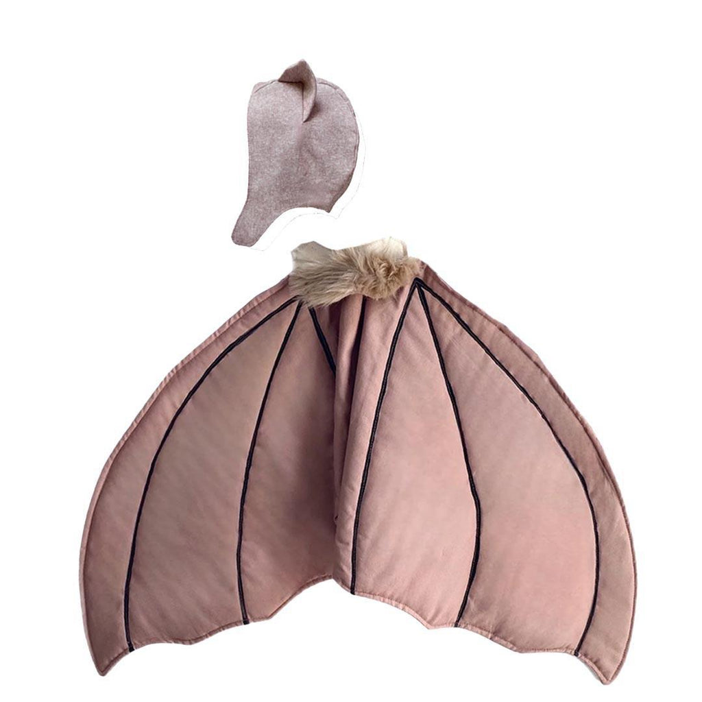 Costume Set - Brown Bat Wings and Bat Ears Hat by Jack Be Nimble
