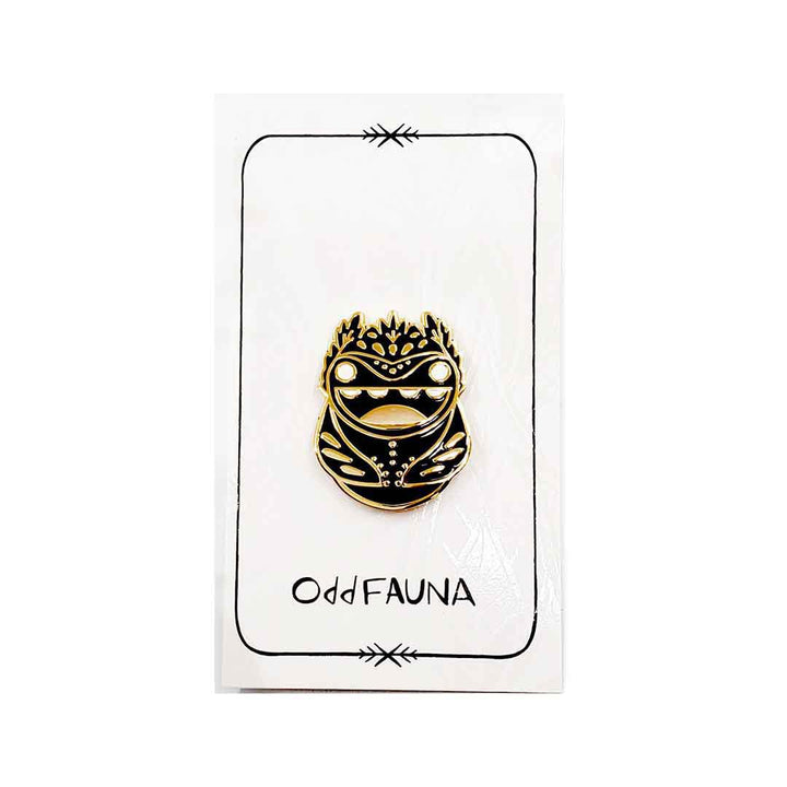 Enamel Pins - Logur Monster (Black or White) by Odd Fauna