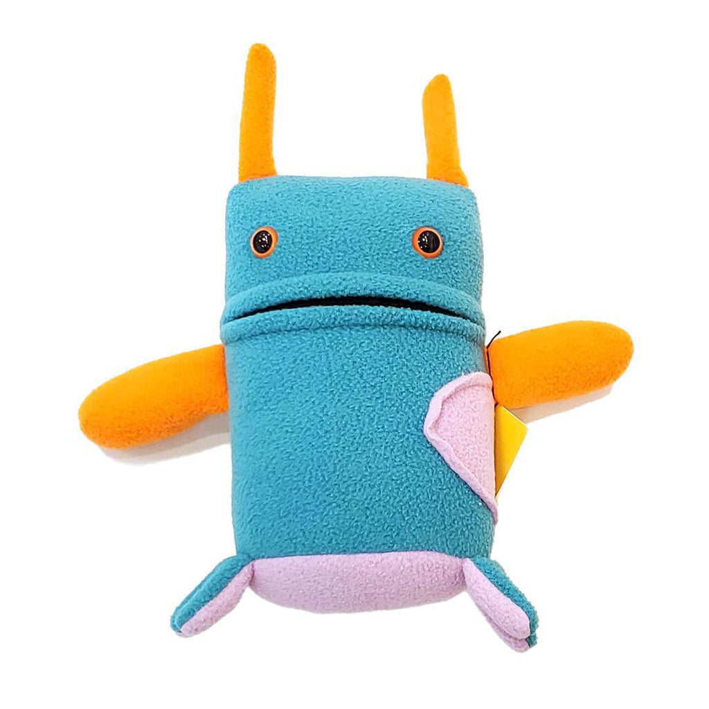 Plush - Bumble Creature (Turquoise Orange Lilac) by Mr. Sogs