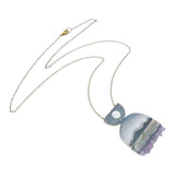 Necklace - Magic Hills Crystal (Gunmetal) by Fernworks, image 4 of 7