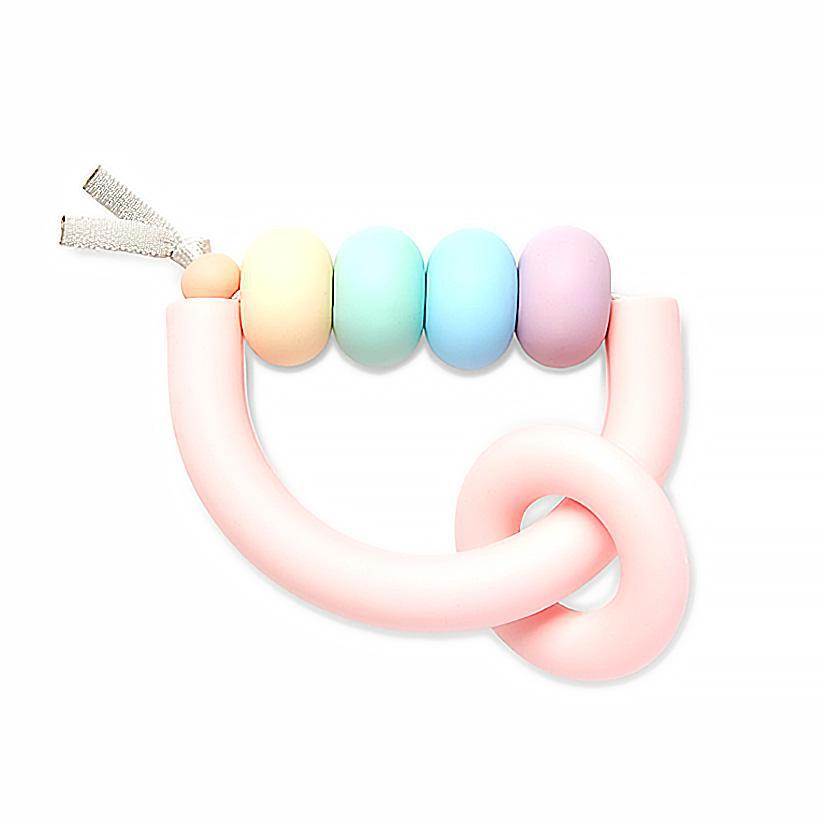 Teether - Arch Ring (Rainbow Sherbet) by January Moon