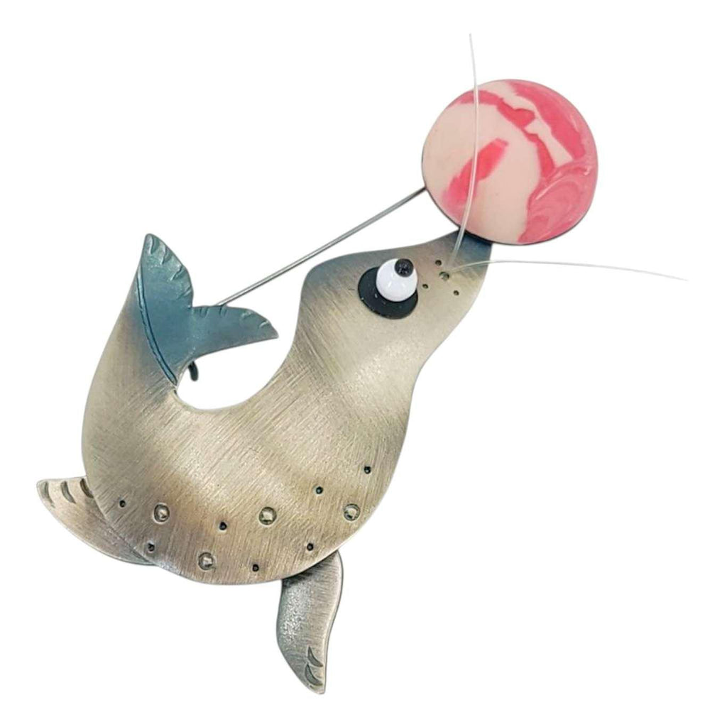 Pin - Balancing Act Seal by Chickenscratch