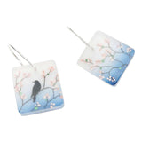 Earrings - Spring Blooms Drops by Fernworks, image 4 of 6
