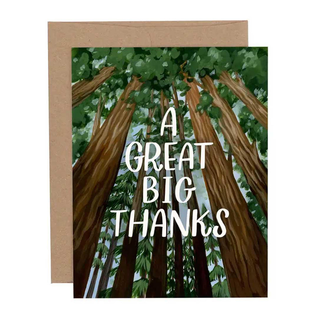 Card - Thank You - Big Redwood A Great Big Thanks by 1Canoe2