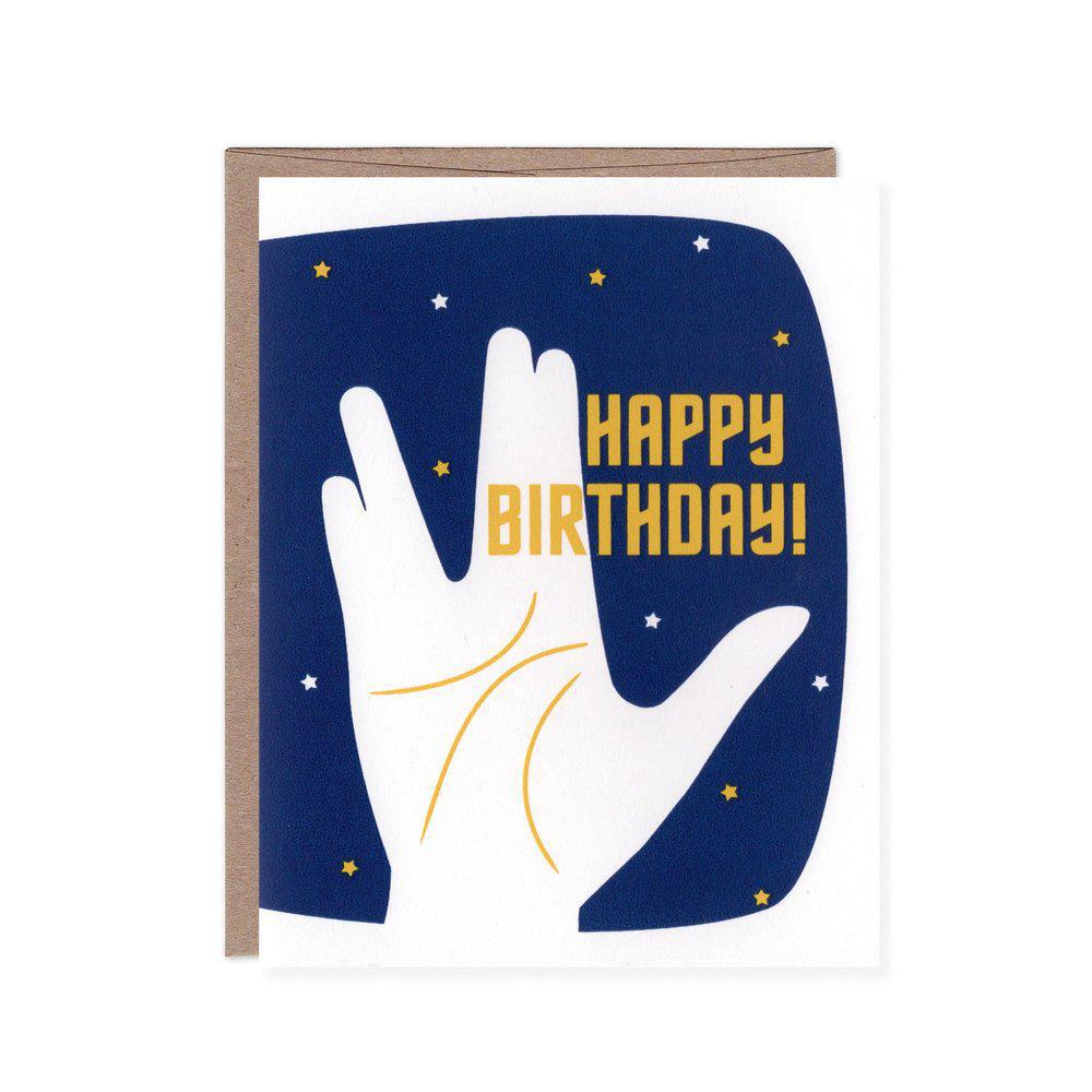 Card - Birthday - Live Long and Prosper by Orange Twist