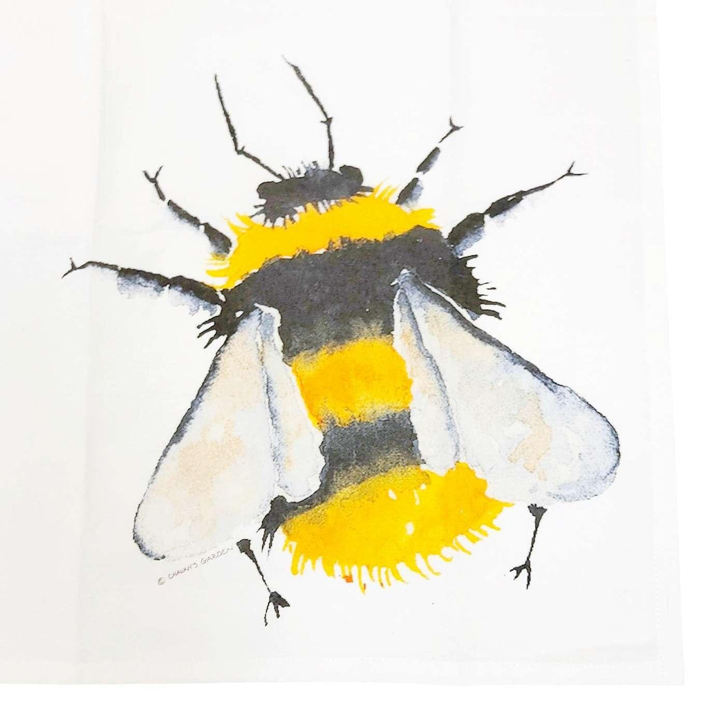Tea Towel - Bumblebee by Chavah's Garden