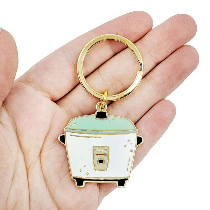 Enamel Keychain - Rice Cooker by Occasionalish