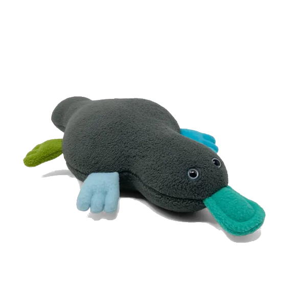 Cuddly Creature - Platypus Plush Gray by Mr. Sogs