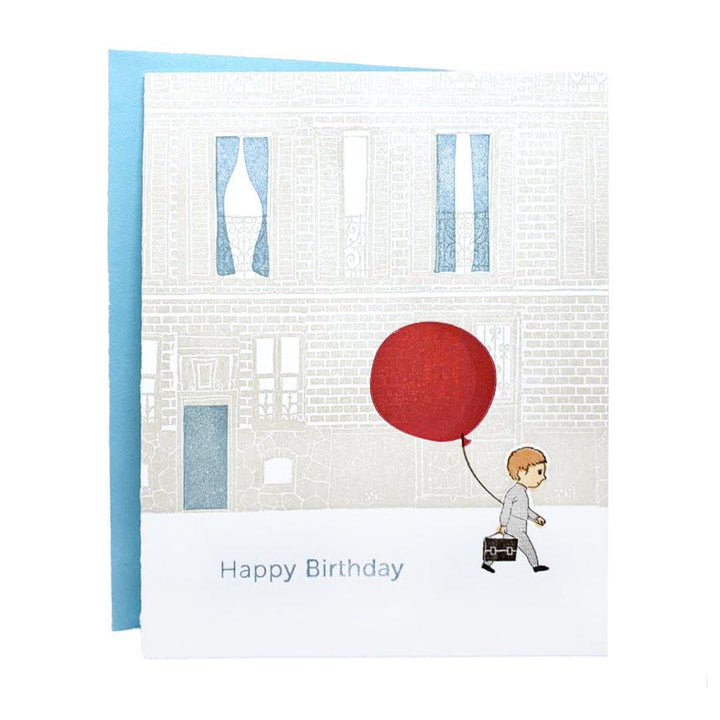 Card* - Birthday - Red Balloon Happy Birthday by Ilee Papergoods