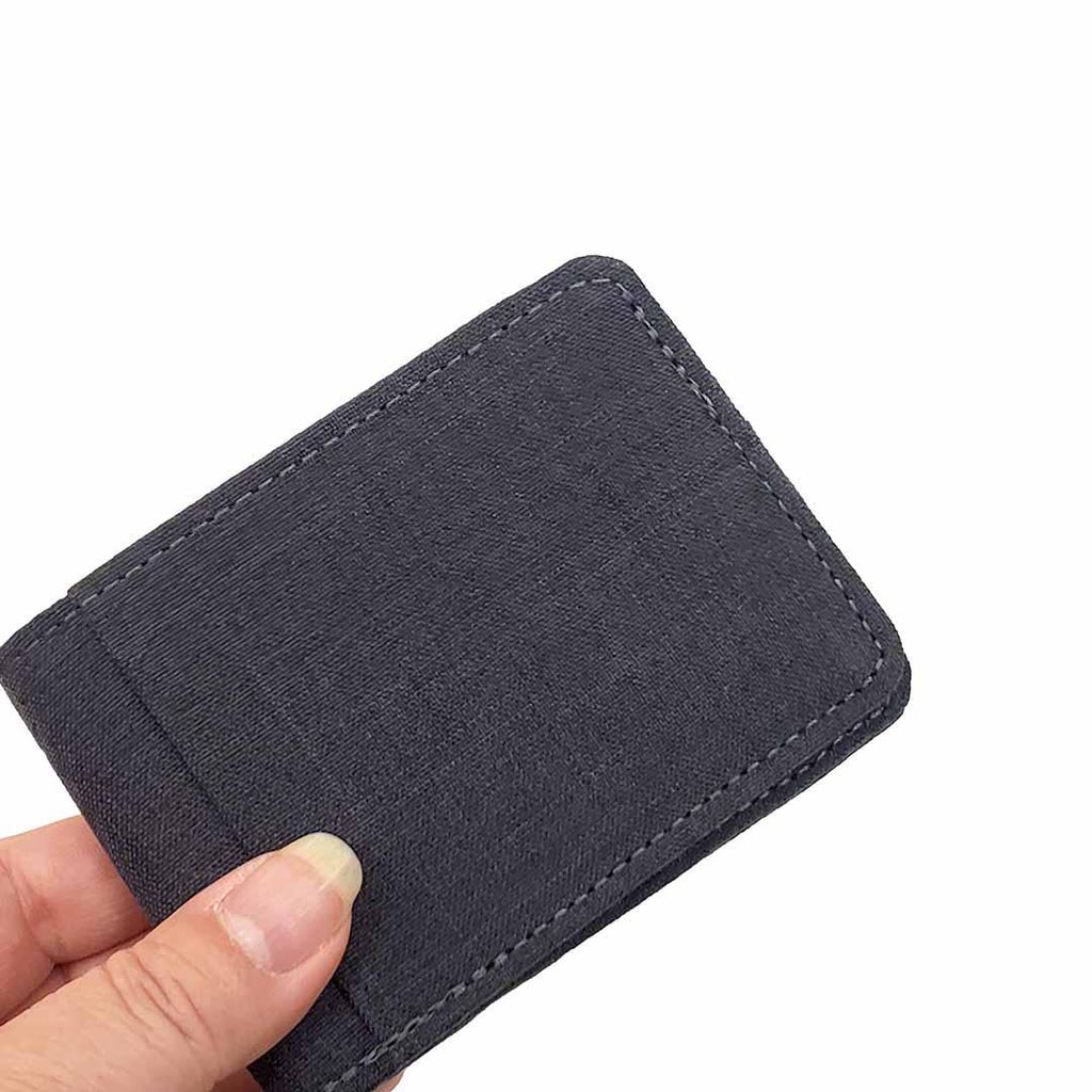 Bifold Wallets - Gray Canvas Fabric (Assorted Colors) Vegan by Hold Supply Company