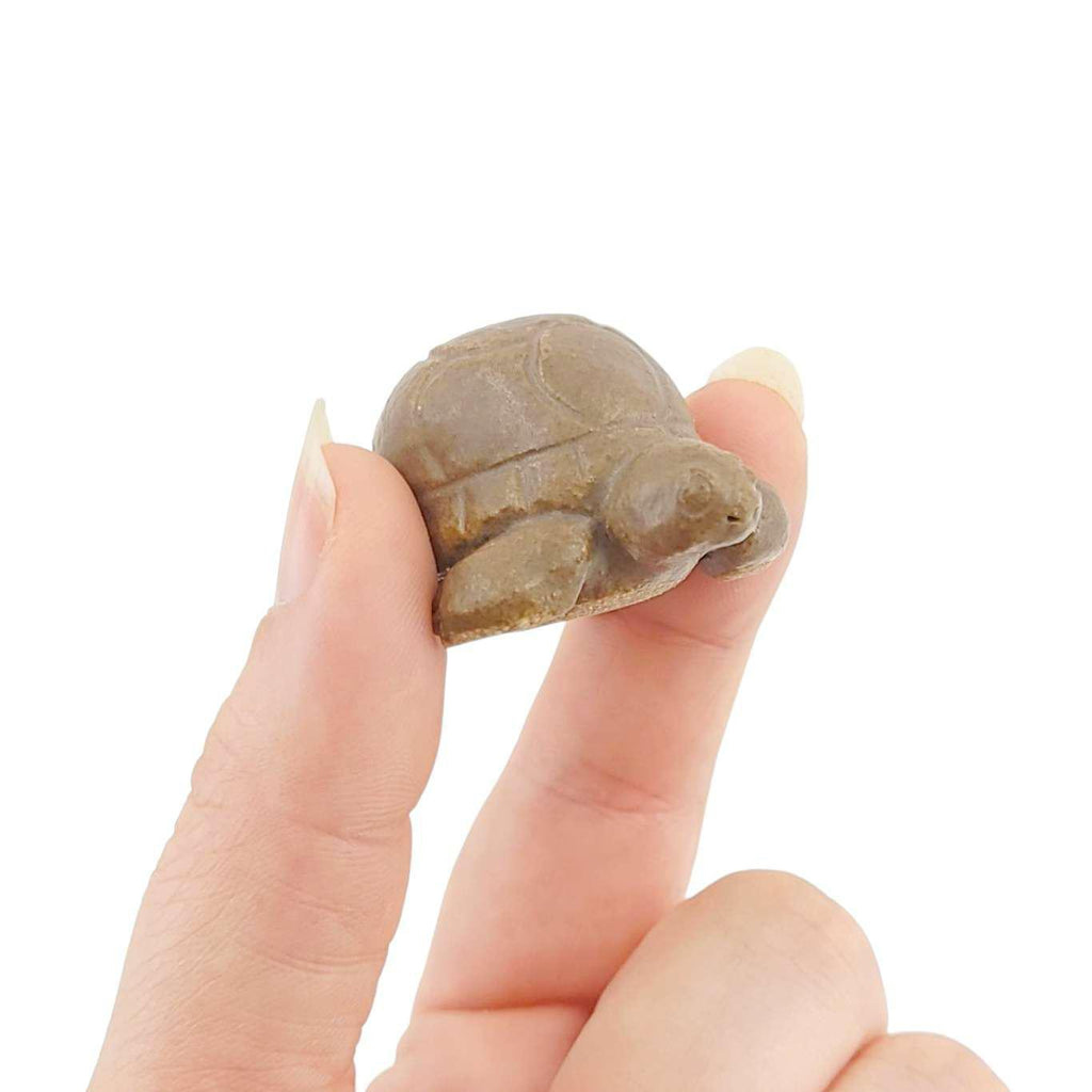 Collectible - Tea Pet Figurine (Brown Tortoise) by Mist Ceramics