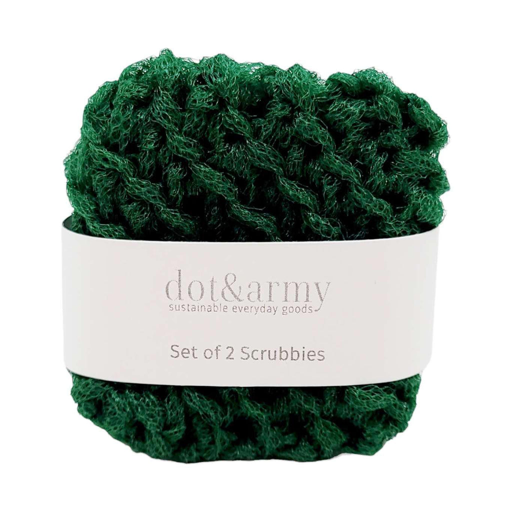 Scrubbies - Forest Green Set of 2 by Dot and Army