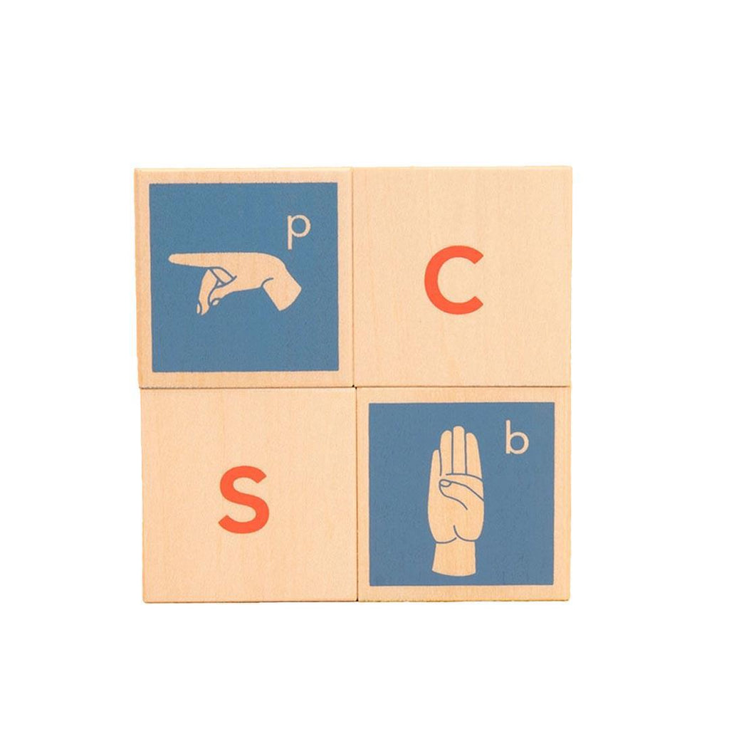 Blocks - American Sign Language (Set of 28) by Uncle Goose