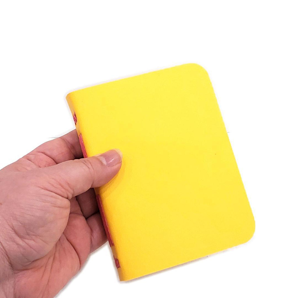 Journal - Yellow Mixed Paper Notebook (Large or Small) by Original Brooks