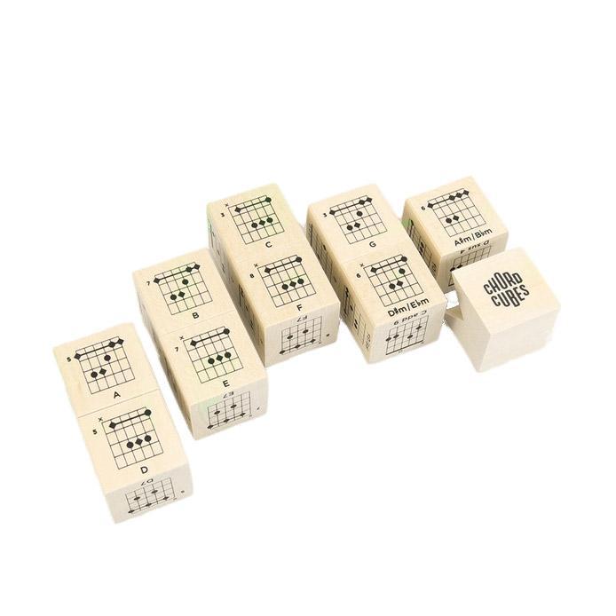 Blocks - Guitar Chord Cubes (Set of 10) by Uncle Goose