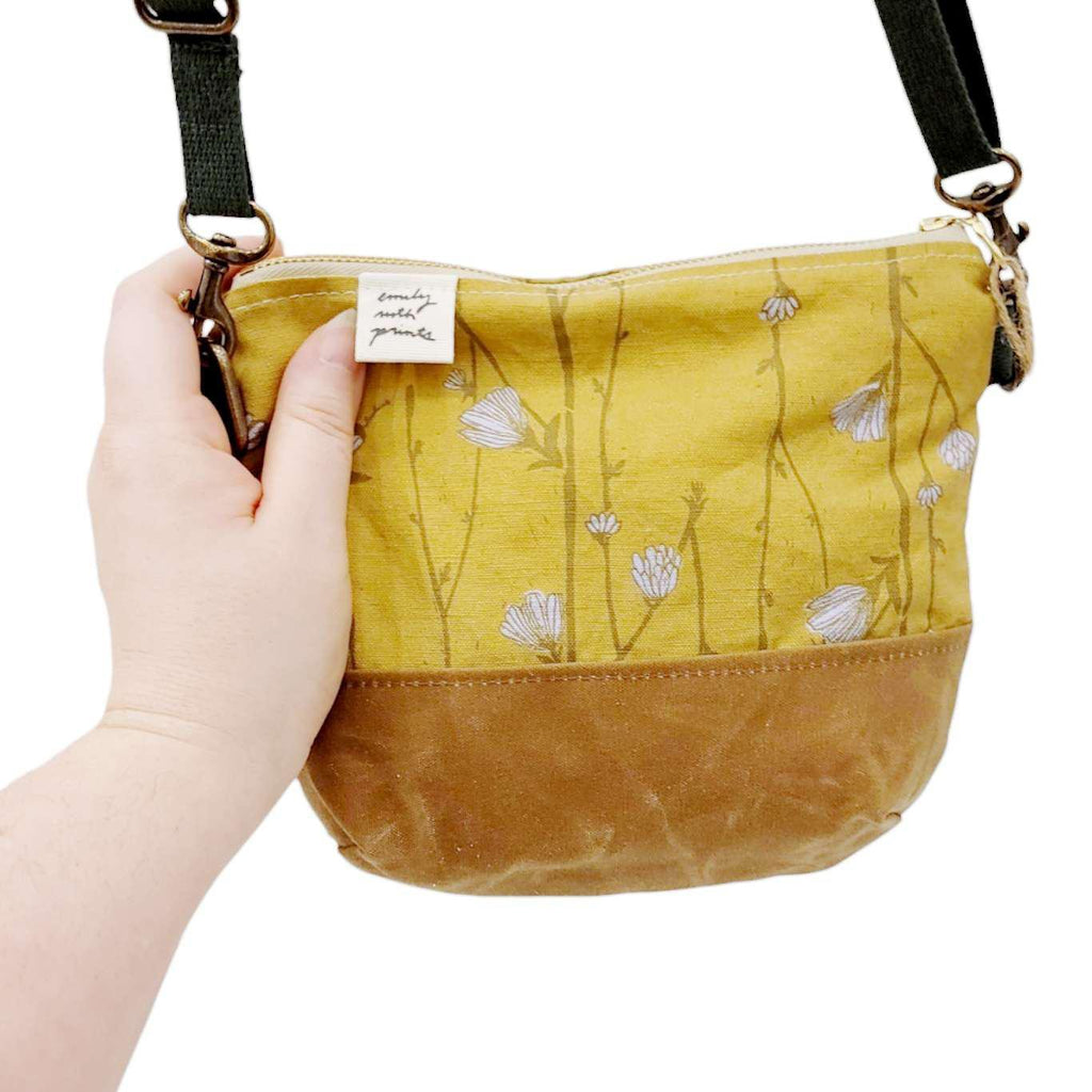 Bag - Small Cross-Body (Chicory) by Emily Ruth Prints