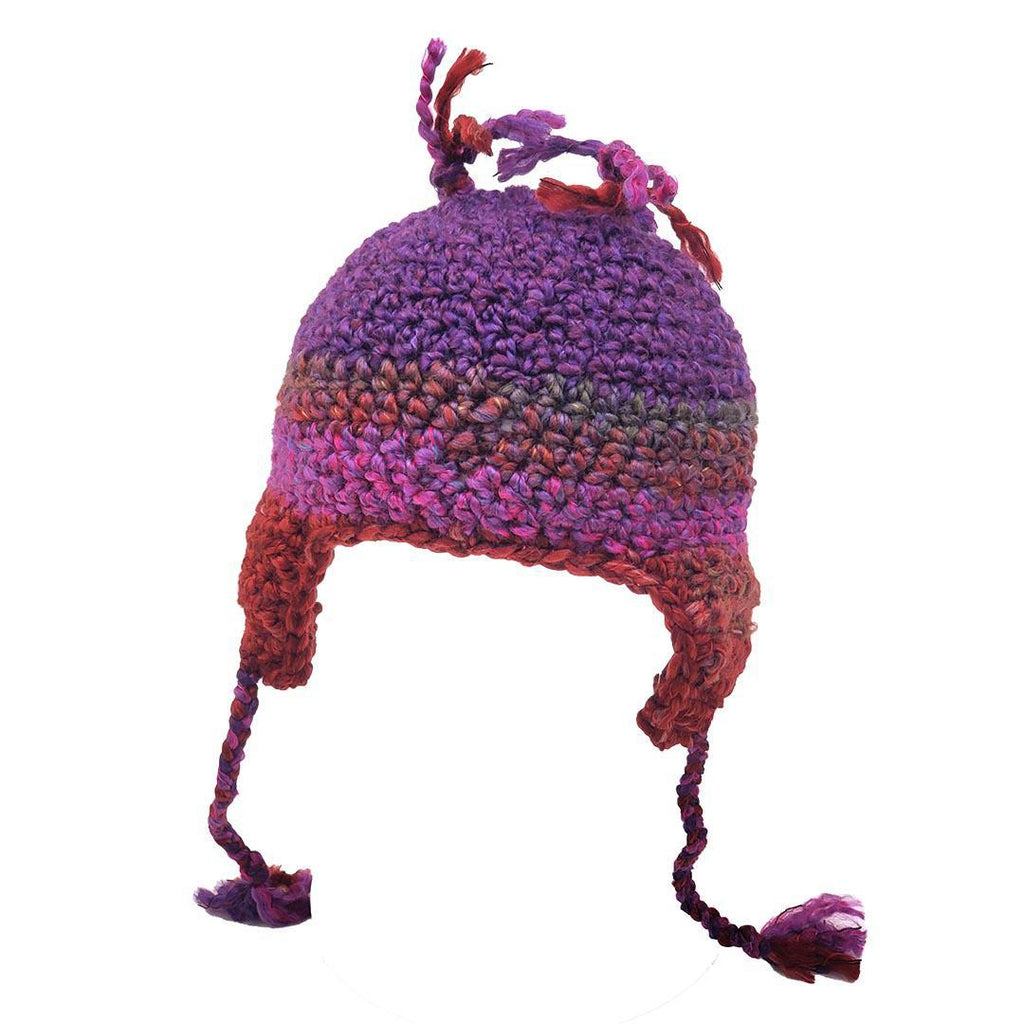 Hat - Toddler - Owl (Purple Dark Pink) by Scary White Girl