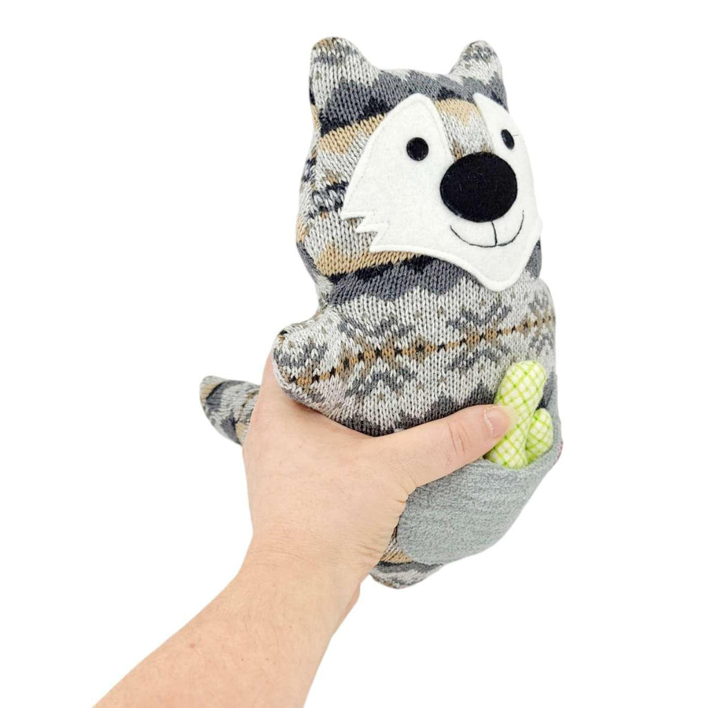 Plush - Wolf with Cactus by Happy Groundhog Studio