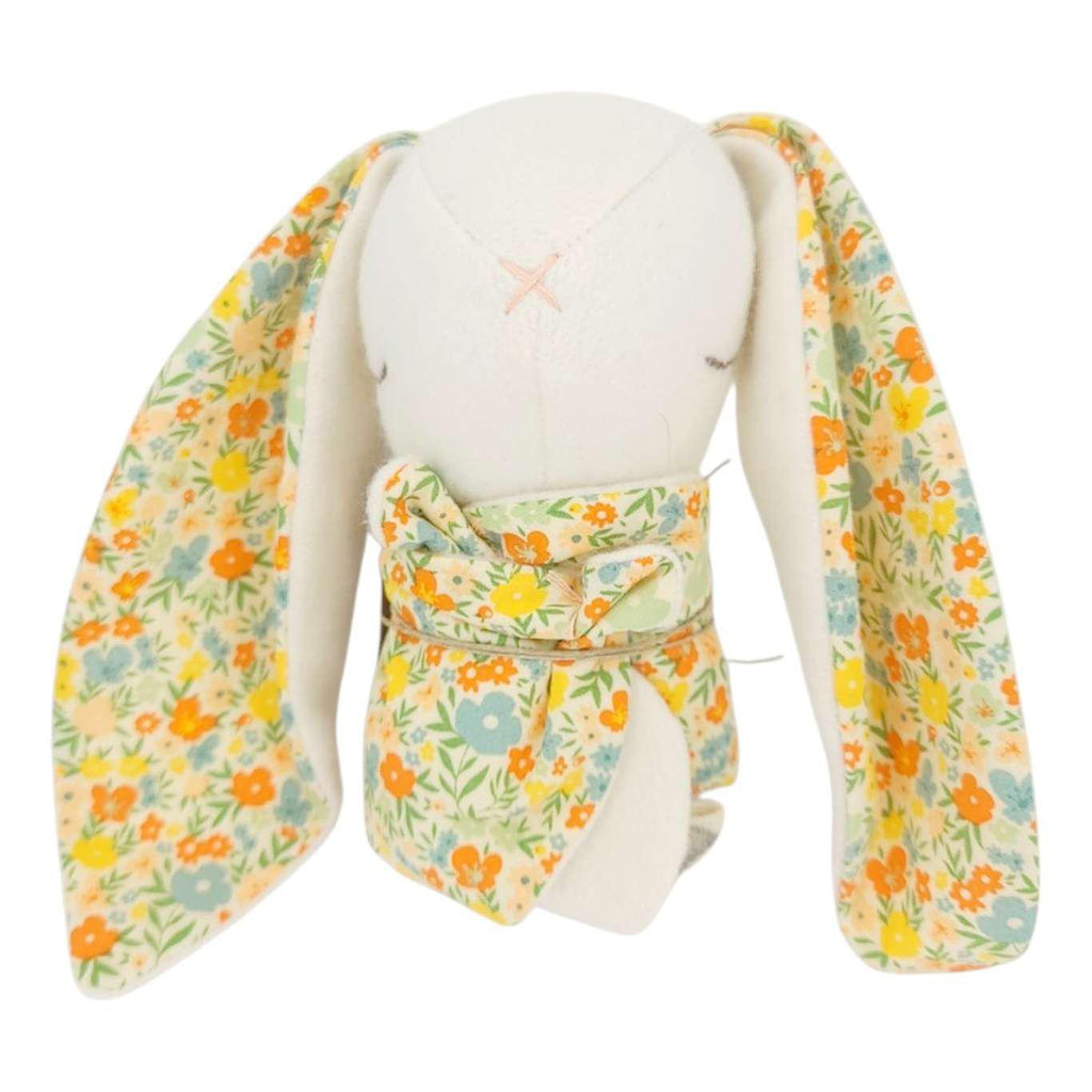 Plush - Bunny Snuggle Lovey (Floral Blush) by The Bird & Elephant