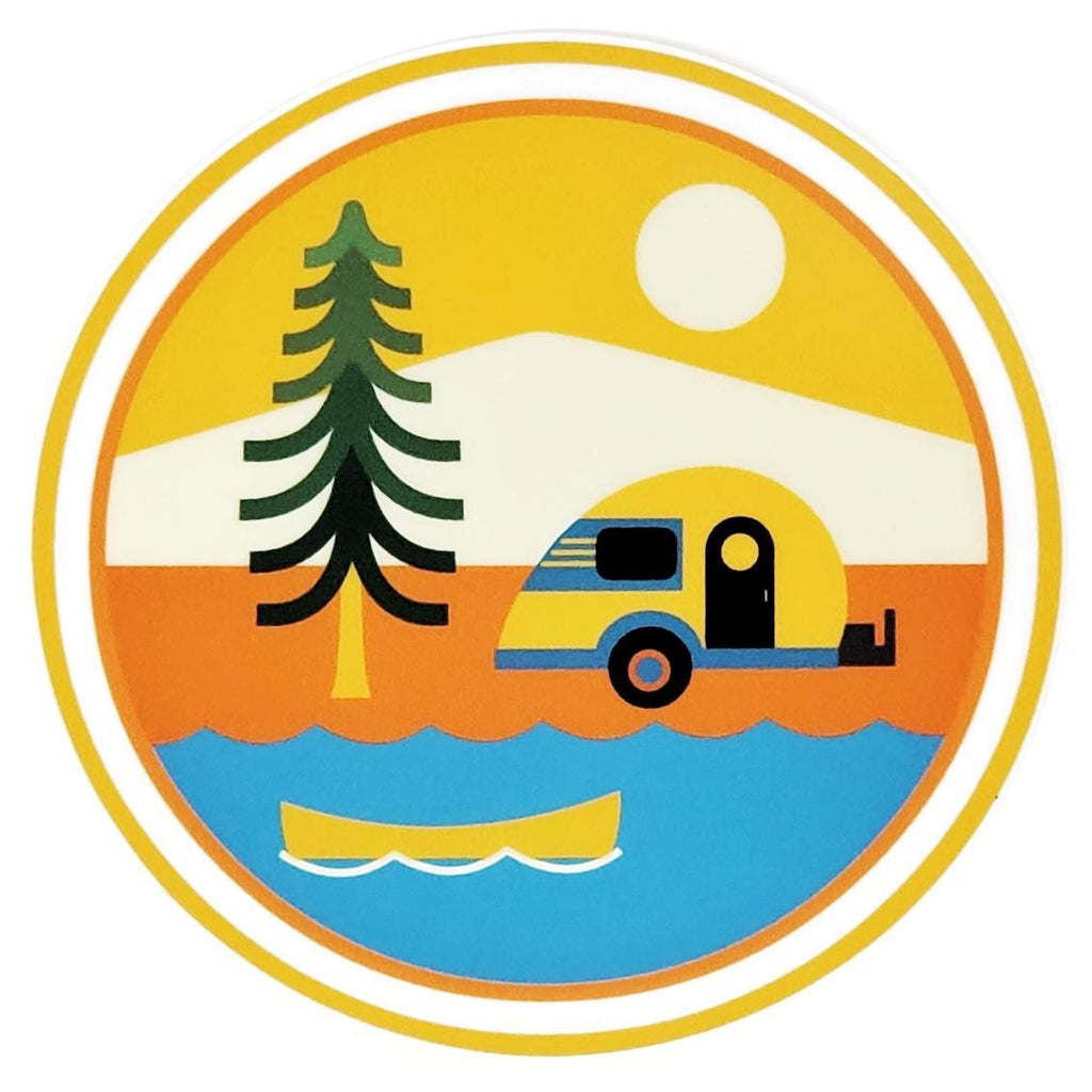 Sticker - Camping Adventures  by Amber Leaders Designs